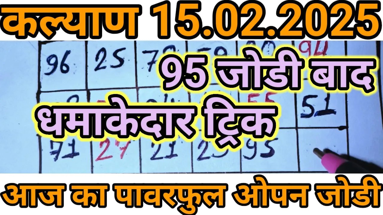 𝐊𝐚𝐥𝐲𝐚𝐧 𝐁𝐚𝐳𝐚𝐫 15-02-2025 | 𝐊𝐚𝐥𝐲𝐚𝐧 𝐒𝐢𝐧𝐠𝐚𝐥 𝐎𝐩𝐞𝐧 | 𝐊𝐚𝐥𝐲𝐚𝐧 𝐂𝐡𝐚𝐫𝐭 | 𝐊𝐚𝐥𝐲𝐚𝐧 𝐁𝐚𝐳𝐚𝐫 𝐎𝐩𝐞𝐧 𝐓𝐨𝐝𝐚𝐲 | 𝐊𝐒𝐌 𝐌𝐀𝐓𝐊𝐀