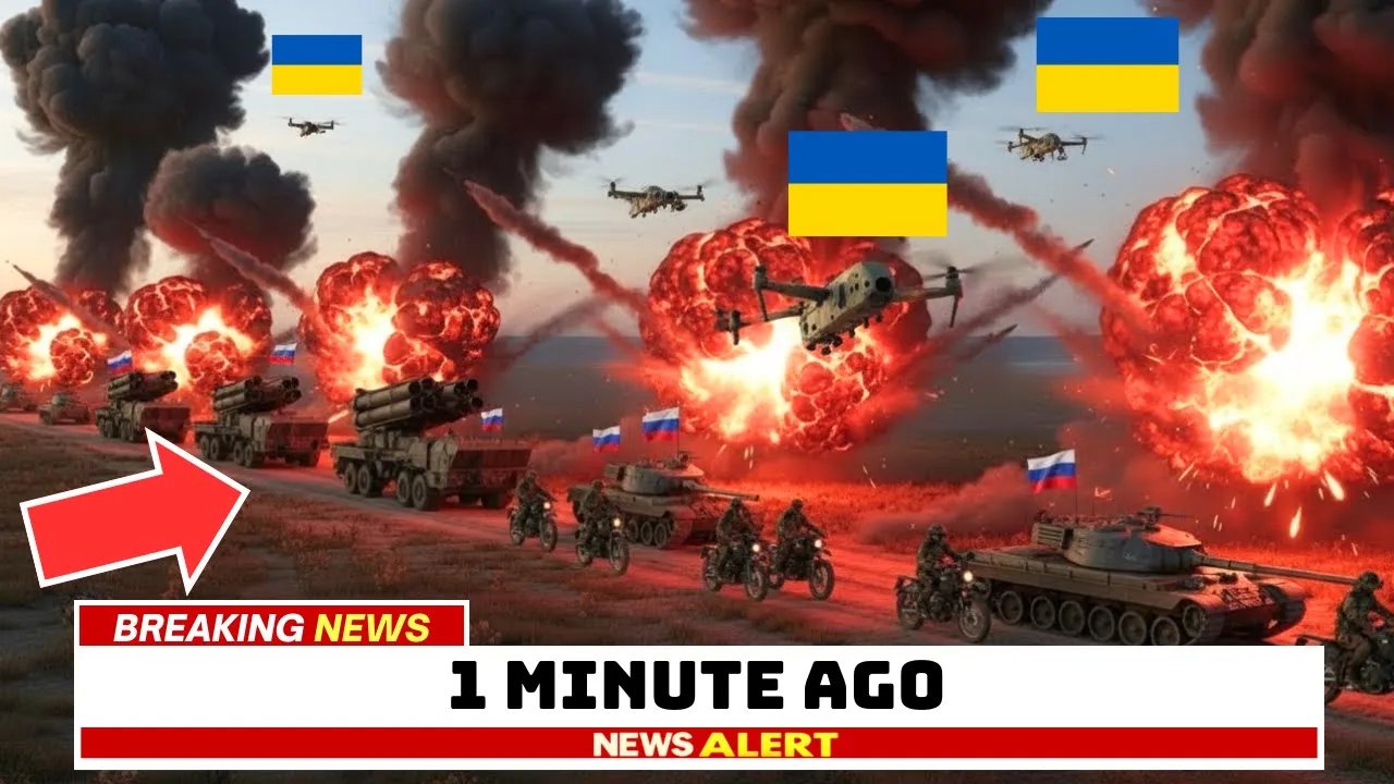 97 Ukrainian Drones STRIKE Moscow’s Iskander Convoy— And BURNED an Entire Battalion | Russian War