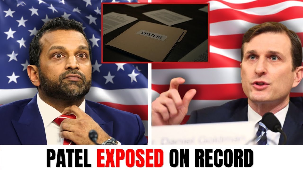 Dan Goldman Just Exposed Kash Patel on the Epstein Files