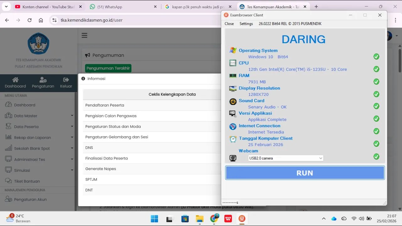 Cara menggunakan Exambrowser Client Di Laptop-Chromebook Untuk Plaksanaan TKA SD/SMP Tahun 2026