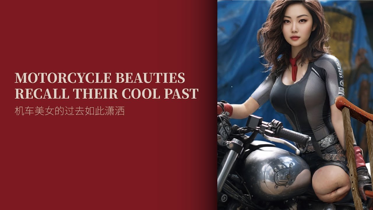 The motorcycle beauty who lost a leg#amputee woman#Motorcycle Beauty