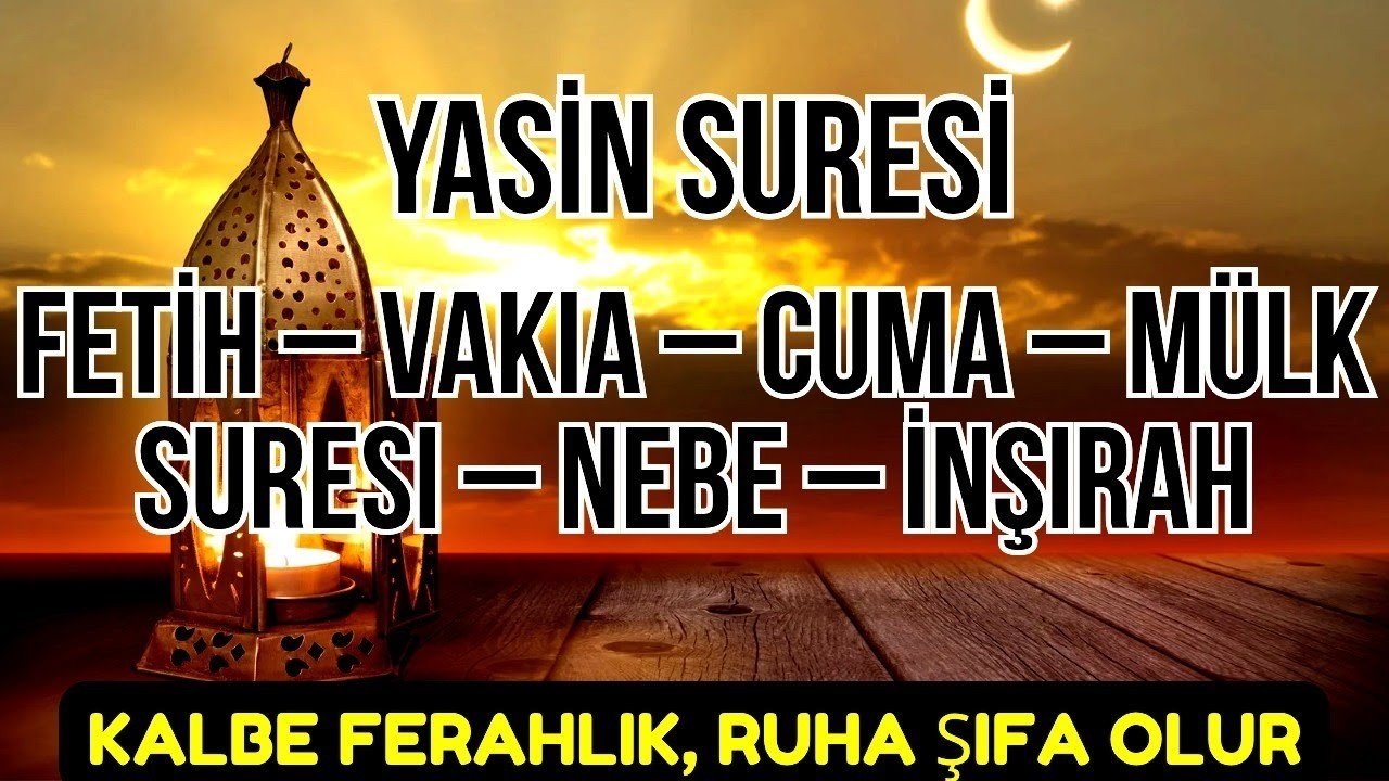 Yasin, Fetih, Rahman, Vakıa ve Nebe Suresi | Huzur Veren Kur’an Tilaveti | Şifa & Rahmet