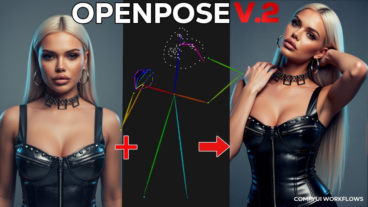 OpenPose Workflows V2 Is insane And Uncensored! 4 workflows + 200 pose reference images🔥