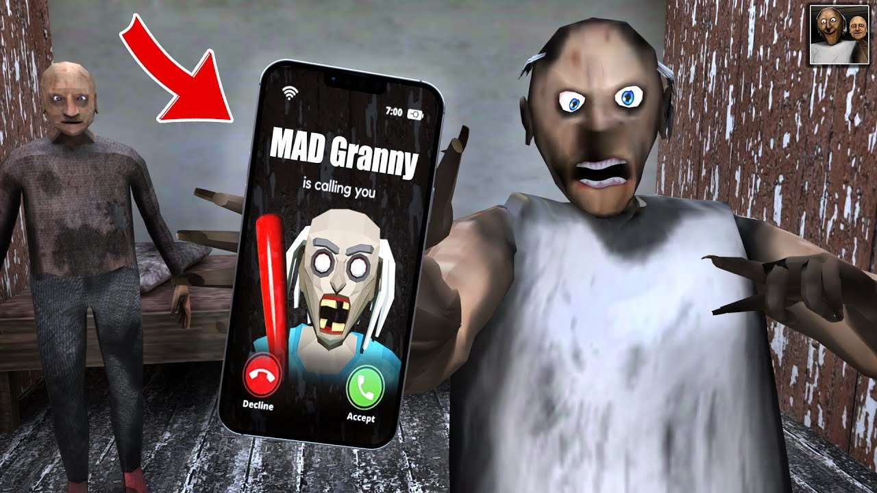 Mad Granny is Calling Granny - funny horror a...