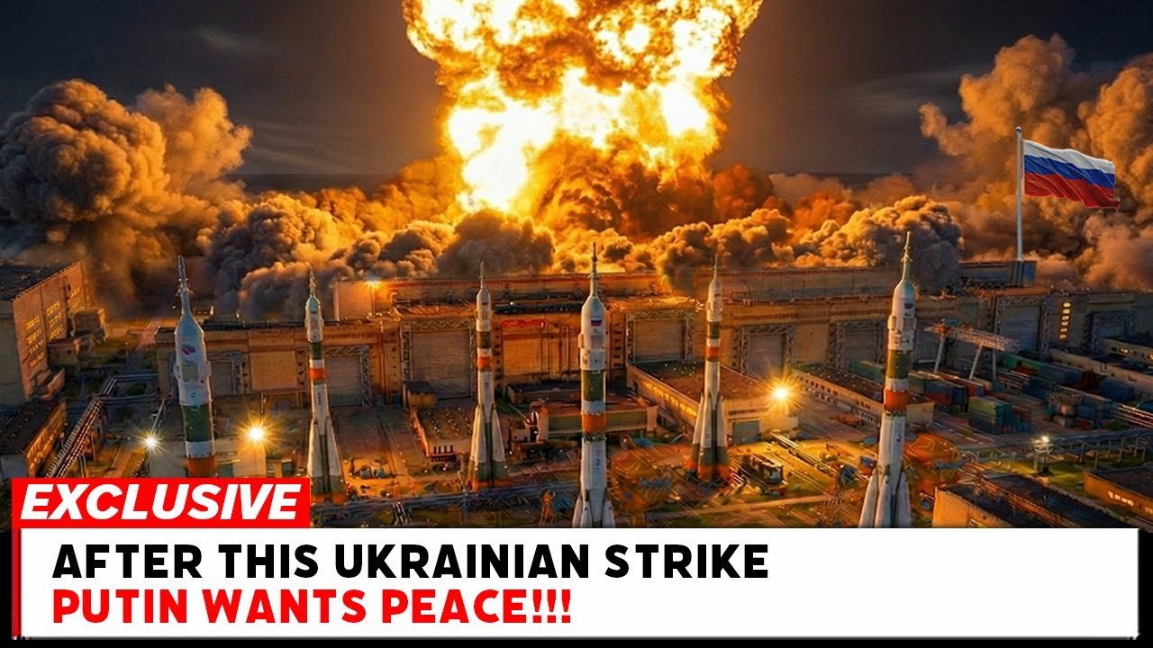 Ukrainian Drones STRIKES Russian $8,000,000,000 Hypersonic Missile Warehouse
