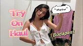 4K| Try on haul transparent blouse and top for work from Dolce Gabbana in Budapest✌🏻