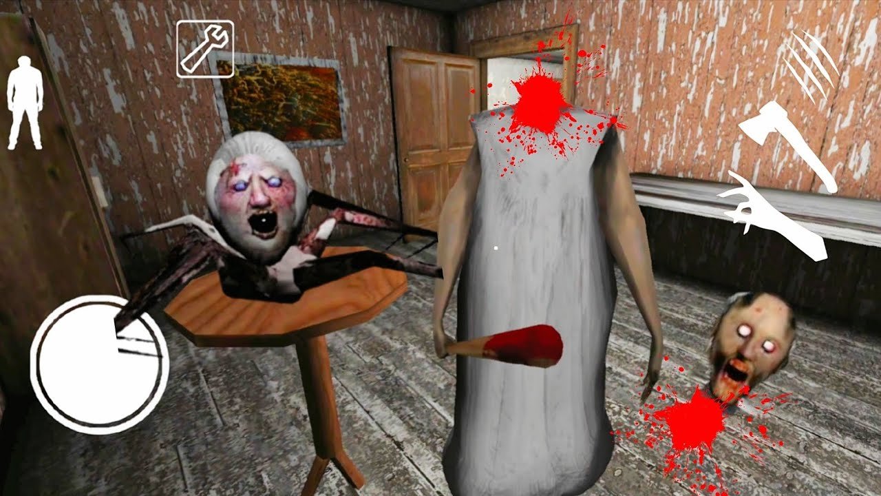 Granny Game Horror Escape Gameplay | Playing As Head Less Granny Mod Ep01
