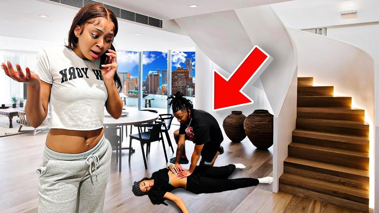 I GOT SHOT PRANK ON MY BESTFRIEND & HER BF 😵💥……**THEY CALLED 911**💔