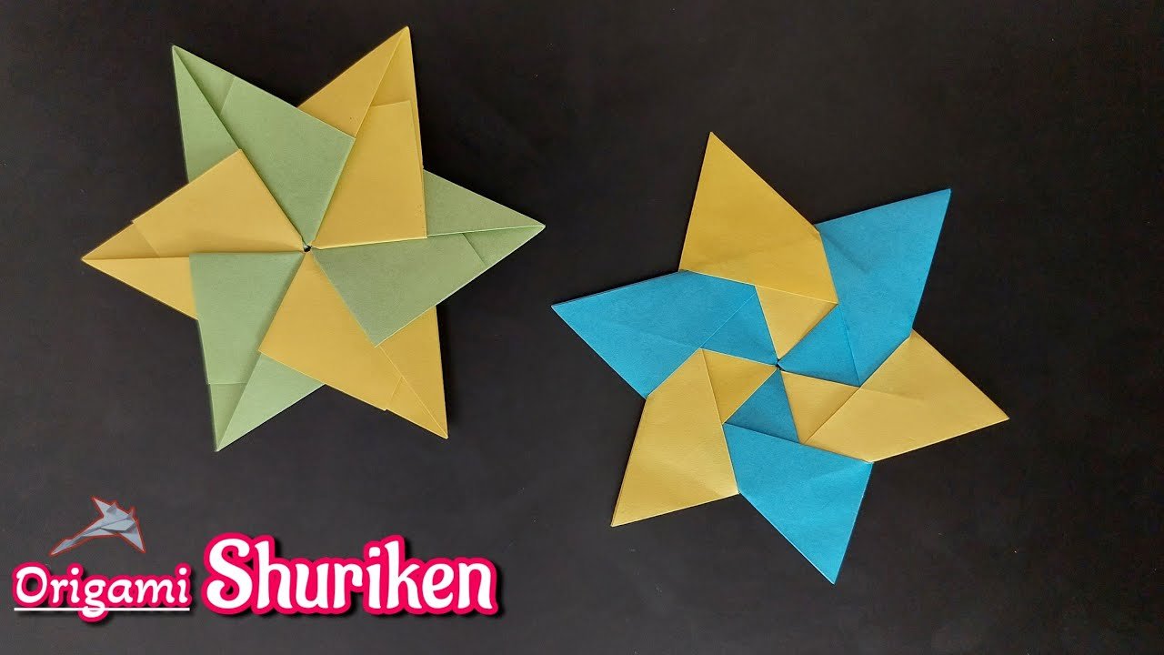 Origami Shuriken Bintang | How To Make Origami Shuriken