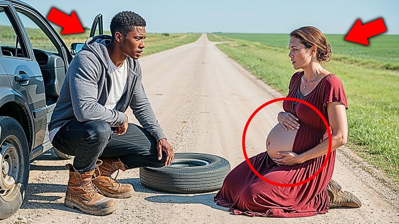 Black Boy Helps Pregnant Millionaire's Wife, Suddenly She Goes Into Labor, What Follows Is Shocking