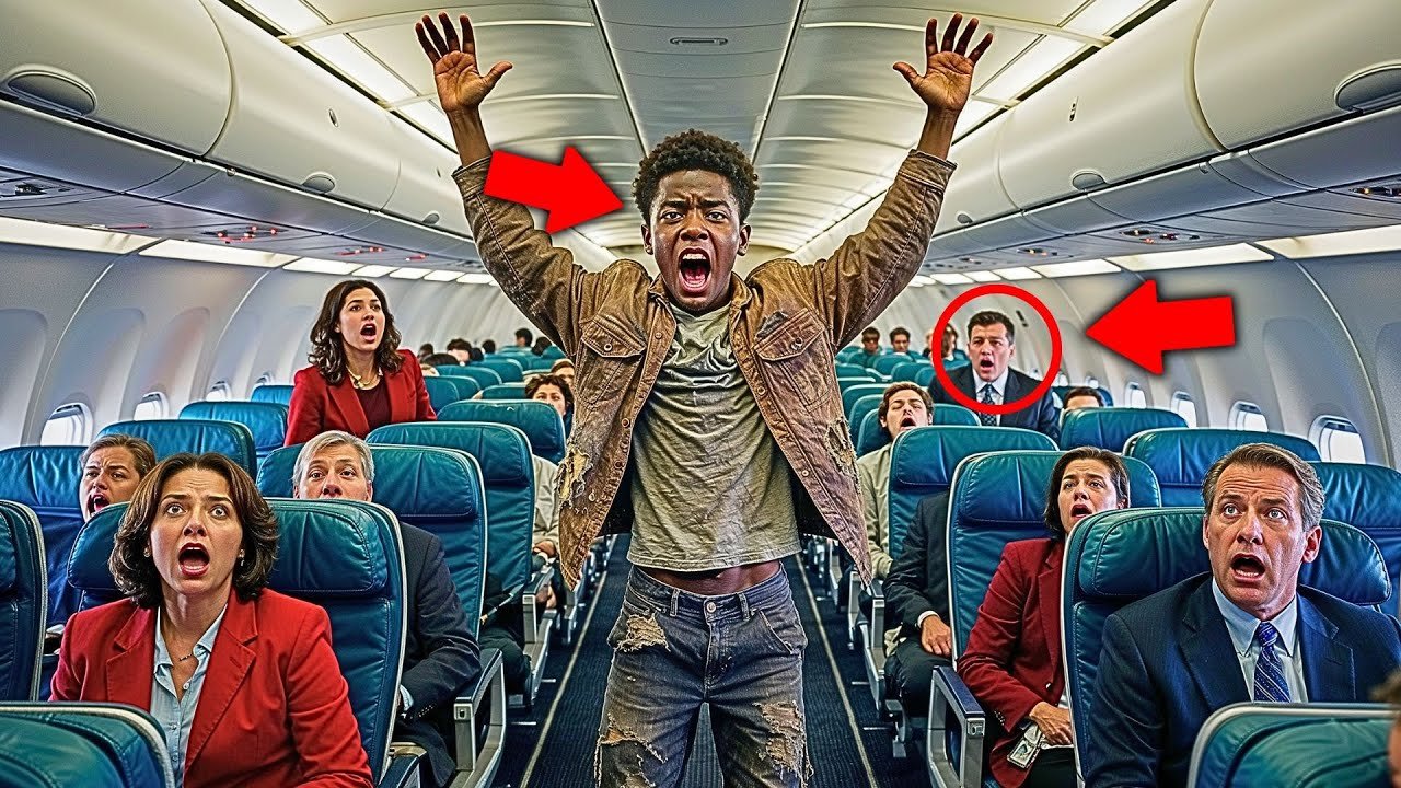 Homeless Boy Storms into Plane Shouting 'DON'T TAKE OFF, IT WILL CRASH', Next Day, He Gets a Visit..