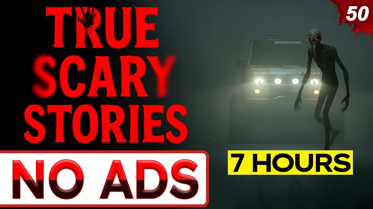 🔴 NO ADS 🔴 7 HOURS of TRUE Scary Stories for Sleep | Rain Sounds | Ep. 50