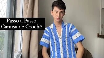 Passo a Passo-Camisa de Crochê