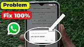 is this the correct number whatsapp || whatsapp open nahi ho raha hai || whatsapp open problem
