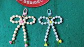 How to Make a Ribbon Keychain from Beads | DIY Keychain Beads | Bag Charm #diy #tutorial