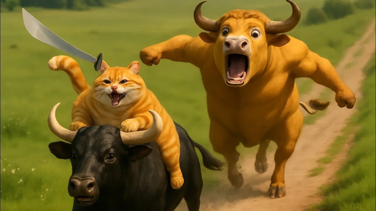 Vairal ai cat video #aivideo #cartoon #cat