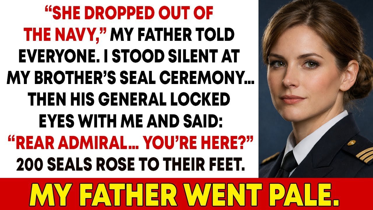 She “Dropped Out of the Navy,” My Dad Said — Until the General Looked at Me and Said “Rear Admiral”