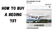 How To Buy A Boeing 737 🤑💰