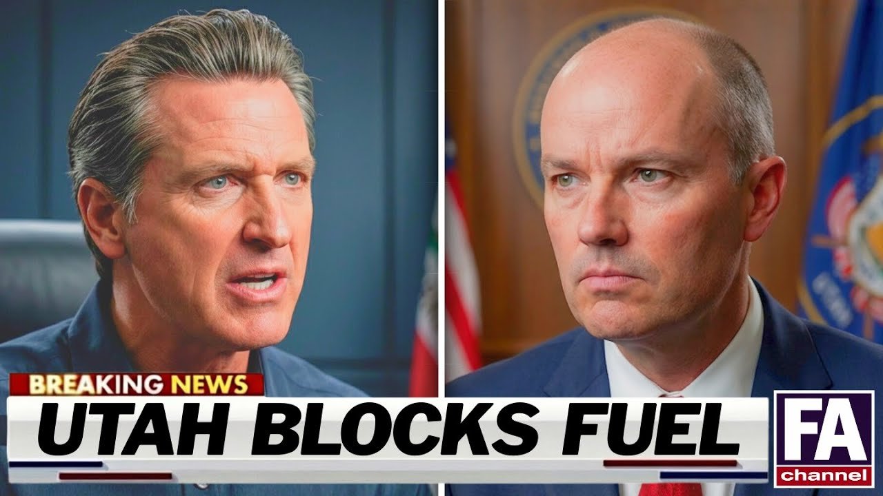 California Governor RESPONDS As Utah Threatens To CUT OFF California's Emergency Fuel Supply!