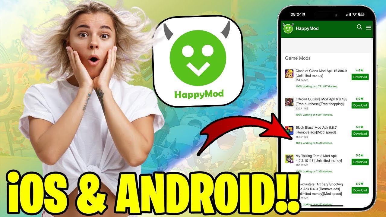 HappyMOD iOS & Android 2026 - How to Get HappyMod on iOS/iPhone/Android