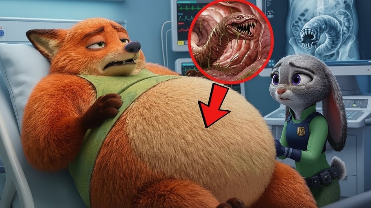 Zootopia 2 | Nick is PREGNANT?! 🤰 Alien Worm Inside Nick's Tummy 🐛