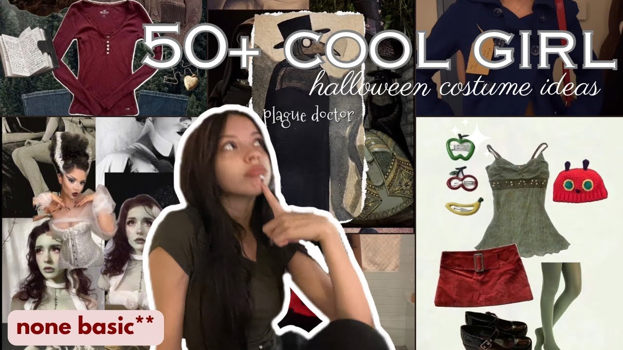 50+ unique cool girl halloween costumes! *non basic* 🕯️🦇🦢🍂