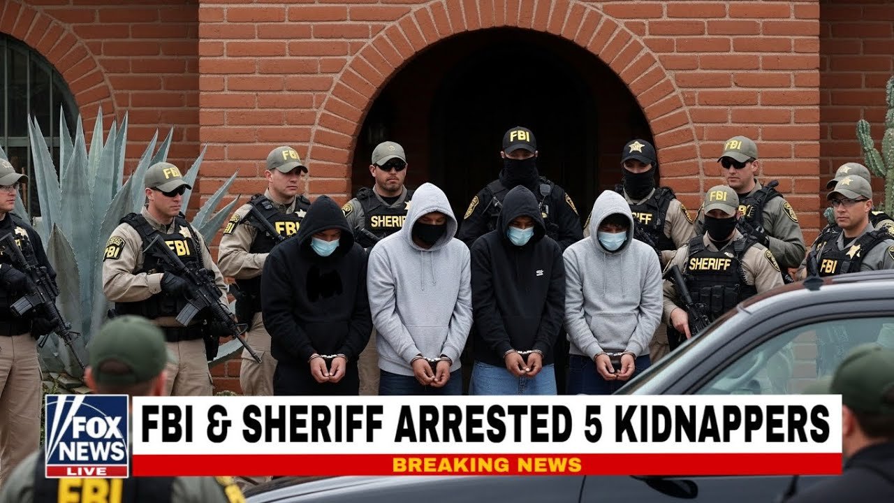 FBI & SHERIFF ARRESTED 5 PERPETRATORS IN NANCY GUTHRIE'S KIDNAPPING