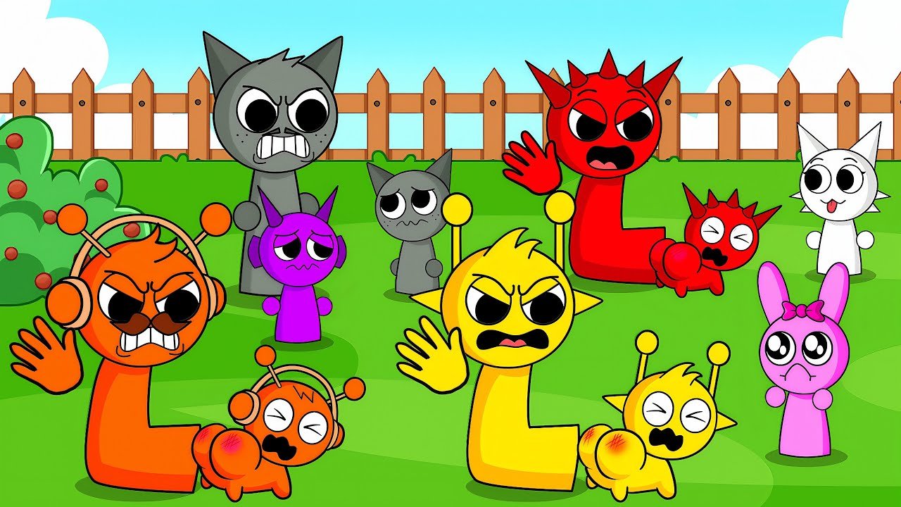 Sprunki But Dad Is Angry ~ Part 01|Sprunki Funny Animation