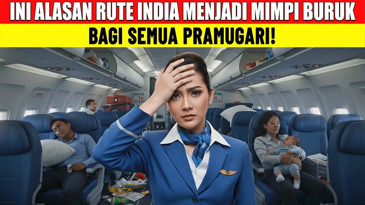 Mengapa Pramugari Pucat Saat Mendengar "Rute India"? Pengakuan Jujur dari Udara!