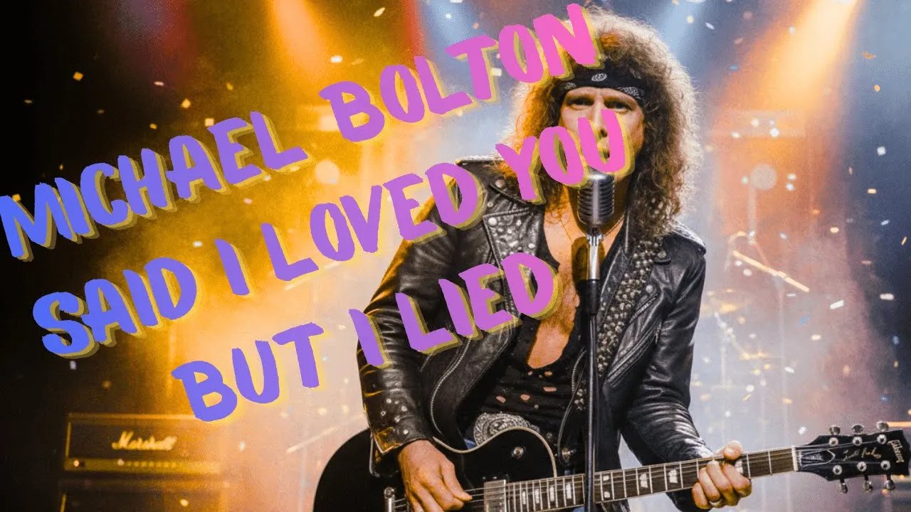 Michael Bolton – Said I Loved You But I Lied (Early 90s Glam Metal Power Ballad)