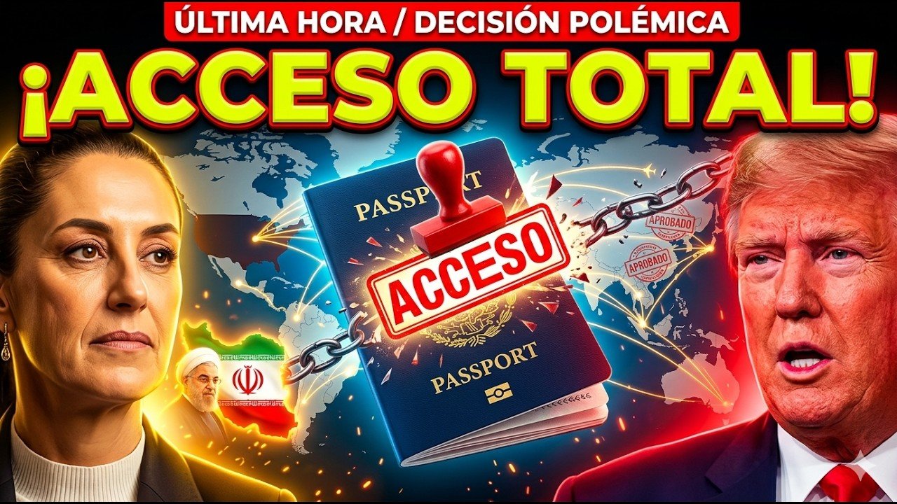 ¡TRUMP HUMILLADO! El plan secreto de México para recibir a Irán y desafiar las visas de EE.UU.