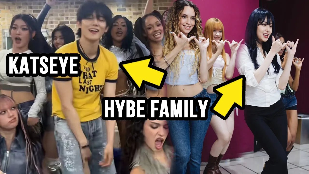 KATSEYE's Interactions with their HYBE Family