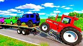 Flatbed Truck McQueen | Transportation with Truck - Pothole vs Car #27 | BeamNG.Drive Gameplay