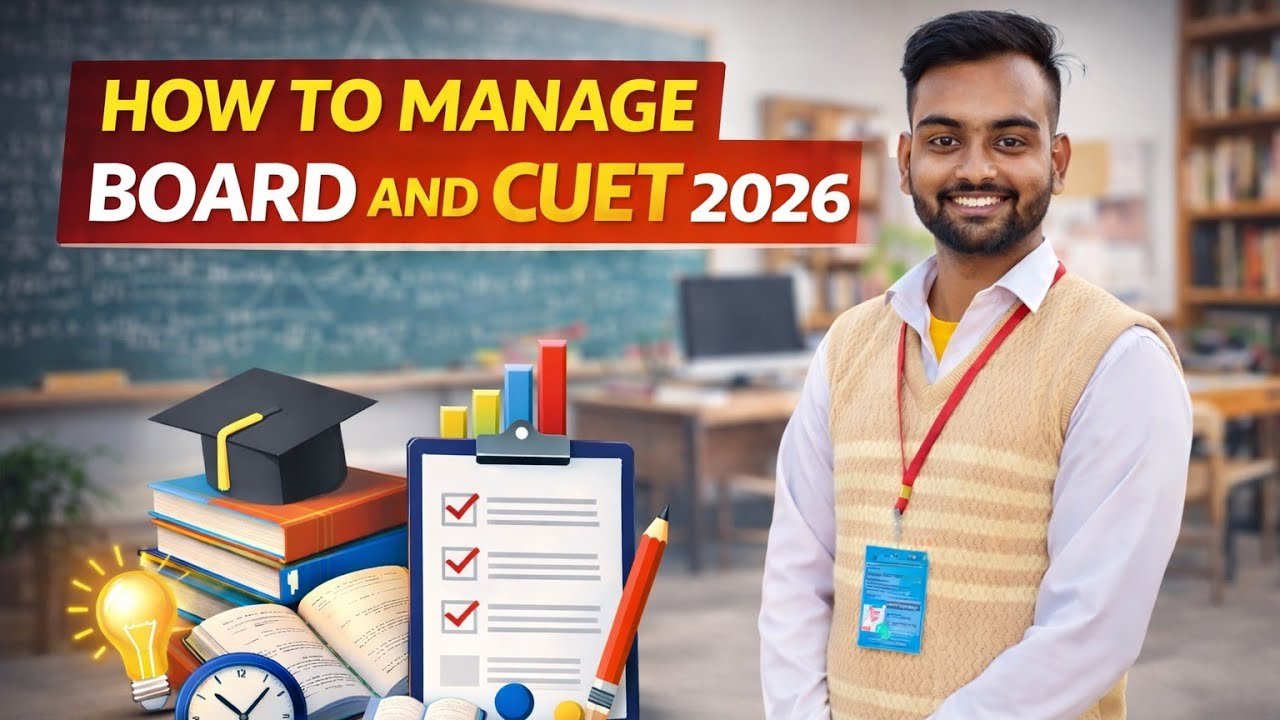 How to manage board+ Cuet ug exam | some guid...