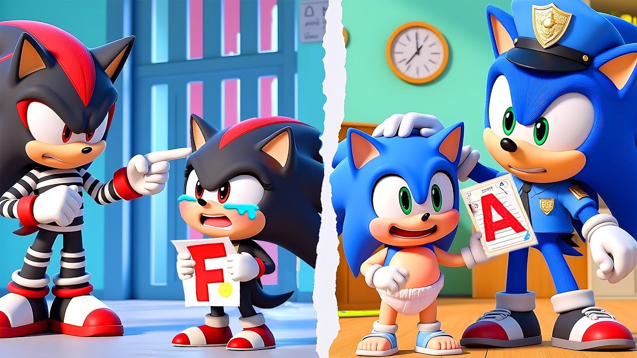 POLICE Sonic vs PRISONER Shadow Family?!? - F...