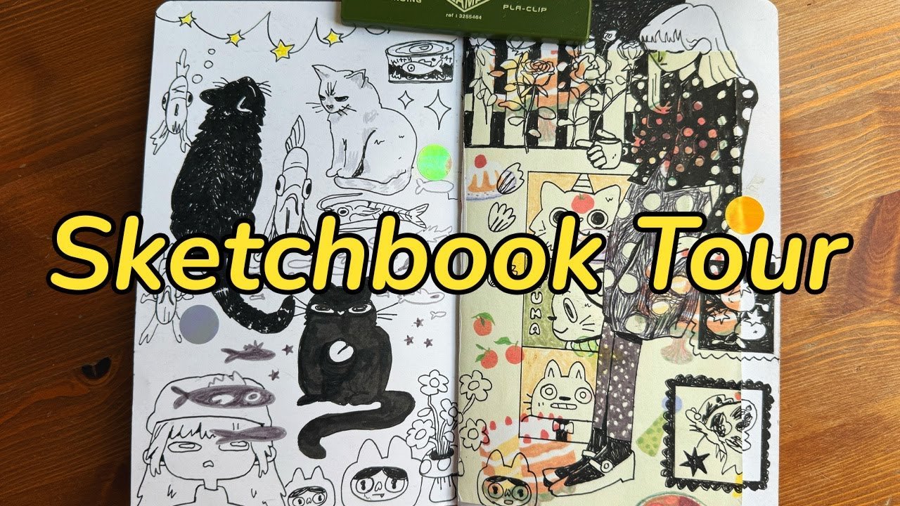 Sketchbook tour ~ Exploring and re-discovering everyday sketching