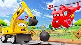 Crashed EXCAVATOR | Excavator, Dump Truck, Crane, Plane Rescue And Rebuild Road | Toy City