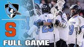 Syracuse vs Johns Hopkins University Lacrosse | FULL GAME | Mar 7, 2026 |NCAA College Lacrosse