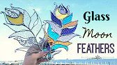 🌙MAGICAL Stained Glass Moon Feathers!! Grinding & Foiling