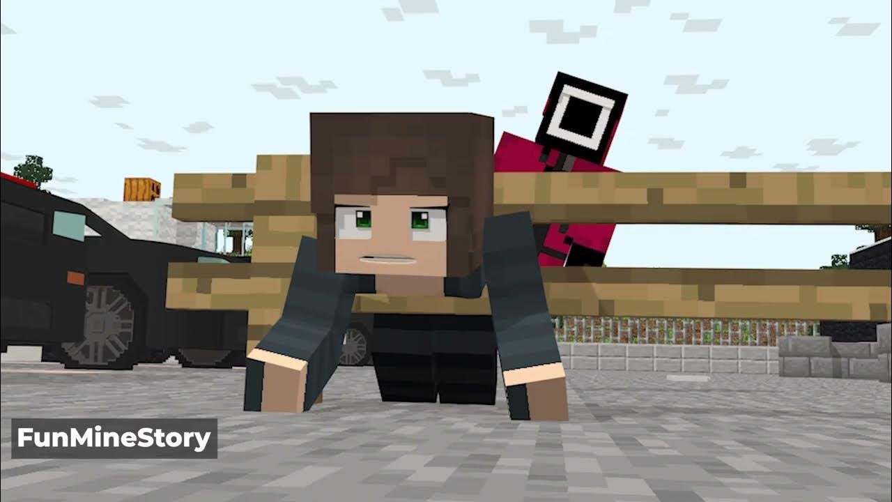 Steve catches Alex and convinces the guard! - minecraft animation