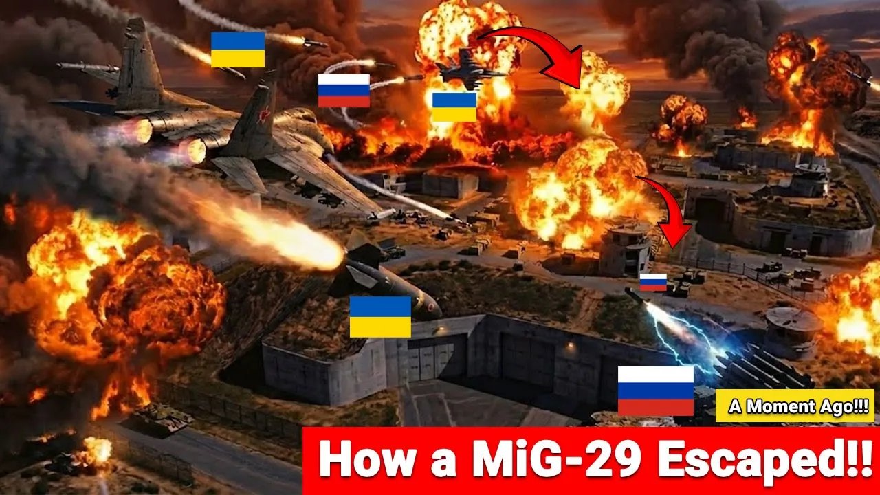 How a Ukraine MiG-29 Destroyed a Russian Depo...