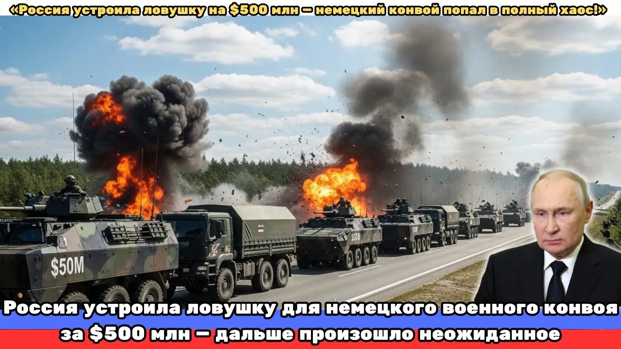 Россия устроила ловушку для немецкого военного конвоя за $500 млн — дальше произошло неожиданное