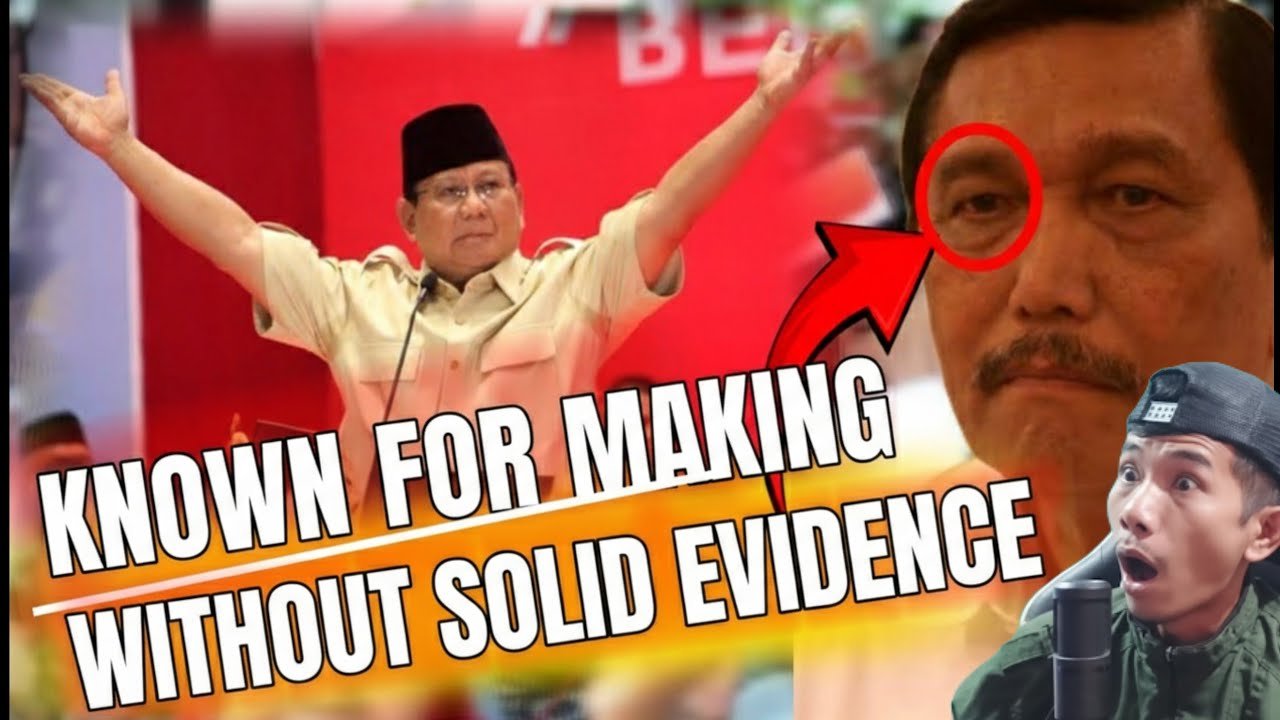 Known for making claims without solid evidence (PRABOWO) #prabowosubianto