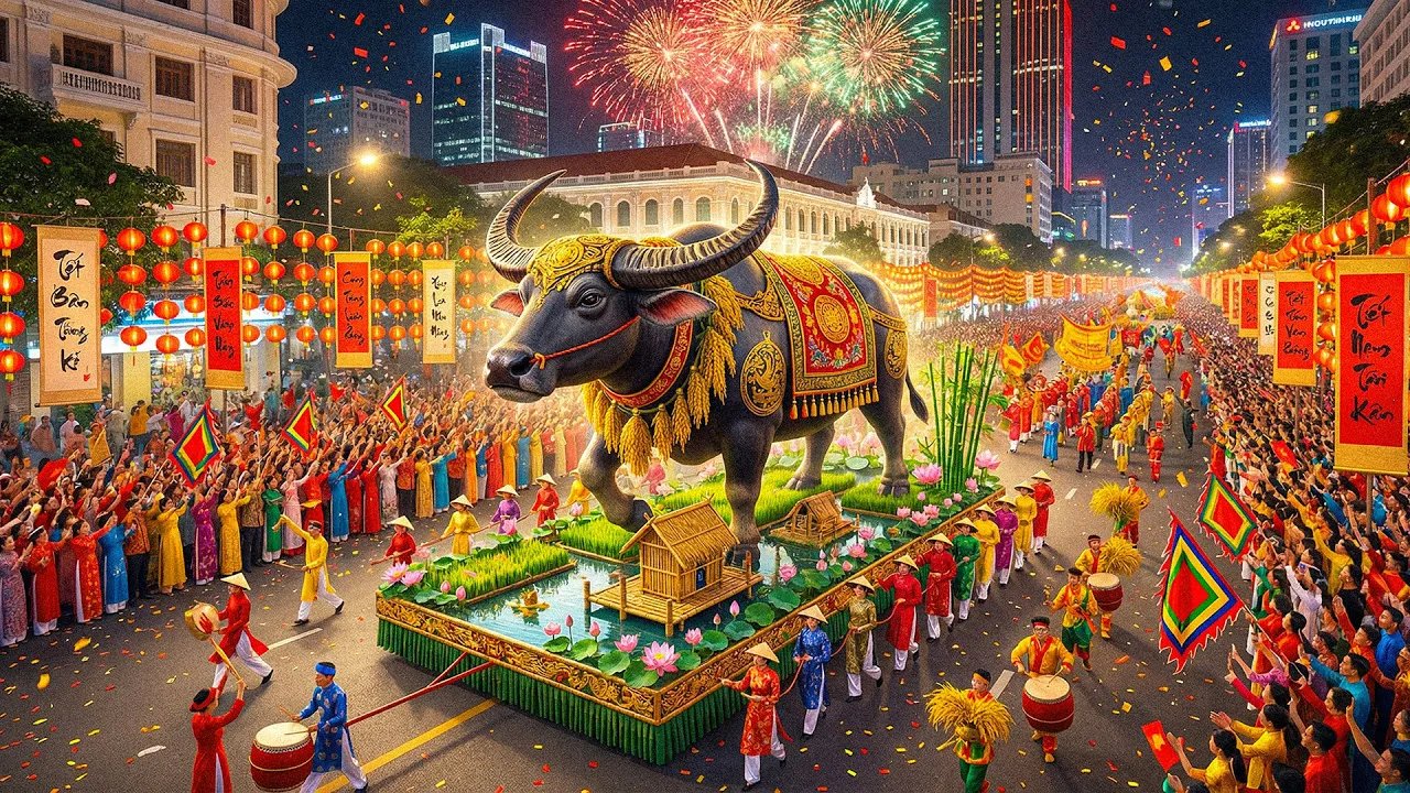 Hanoi New Year Parade 2026 🇻🇳 | Vietnam’s Grandest Street Festival in the Capital (4K)