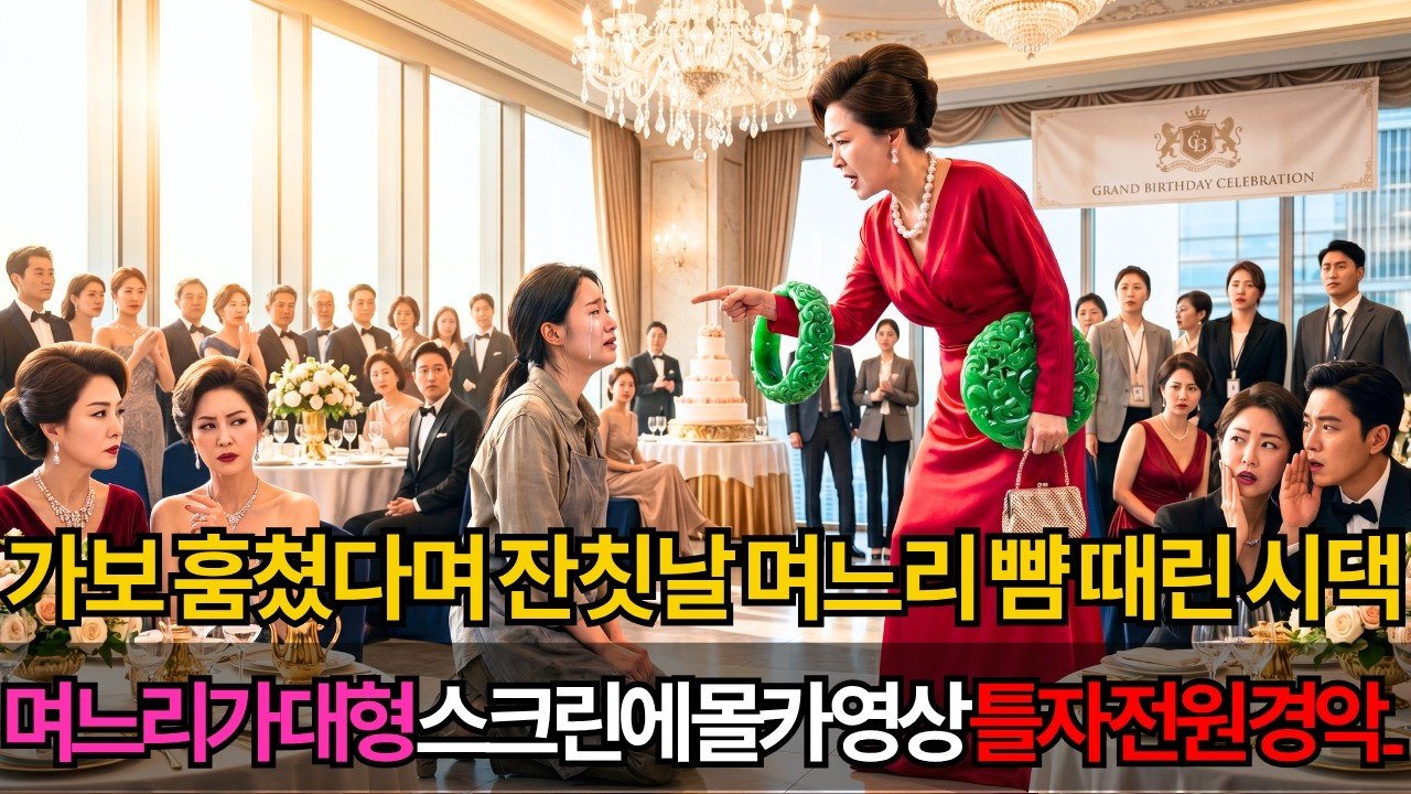 며느리를 가보 도둑으로 몰아세우며 잔치에서 망신 준 시어머니... 며느리가 결정적 증거를 터뜨리자 시댁 식구들 전원 '사색'ㅣ노후사연ㅣ고부갈등ㅣ오디오북