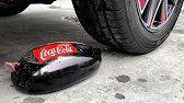 Car vs Crunchy and Soft Things Experiments Crushing Car Car vs Sprite, Coca-Cola, Fanta, Mnt Dew