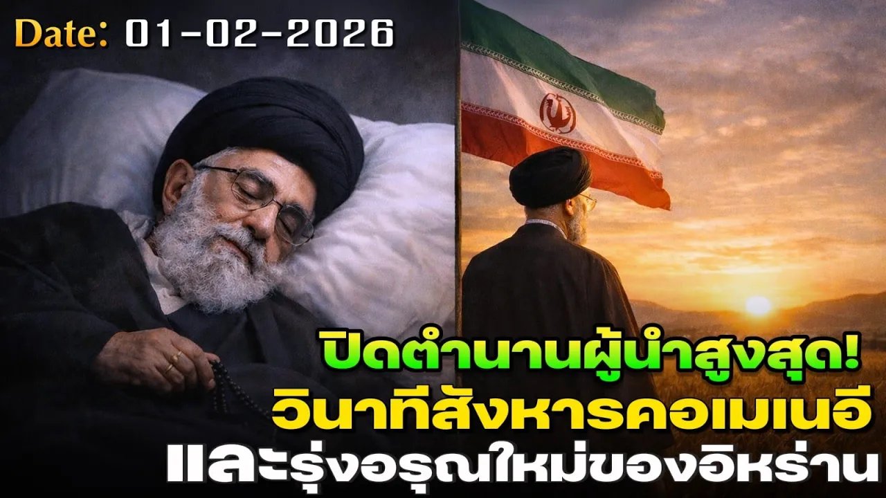 ⚡️ปิดตำนานผู้นำสูงสุด! วินาทีสังหารคอเมเนอี และรุ่งอรุณใหม่ของอิหร่าน