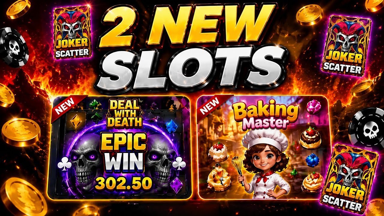 DEAL WITH DEATH | BAKING MASTER 2 NEW SLOTS GAMEPLAY