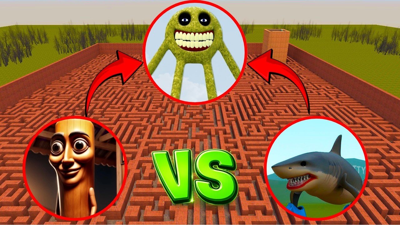 TUNG TUNG SAHUR vs SCP-096 vs SONIC TAPES | Garry’s Mod Epic Battle