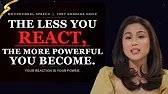 The Less You React, The More Powerful You Become | This Will Silence Your Enemies